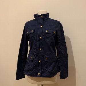 J. Crew Downtown Field Jacket in Navy Blue